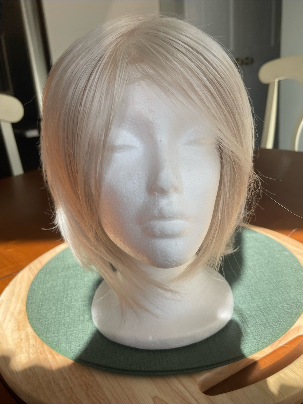 Envy Platinum Short Layered Women's Wig -